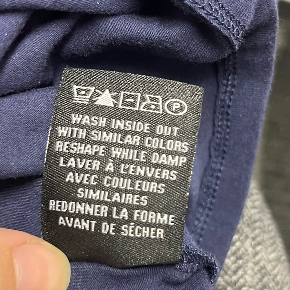 NWT Le Chateau cotton navy dress size M - Picture 6 of 6